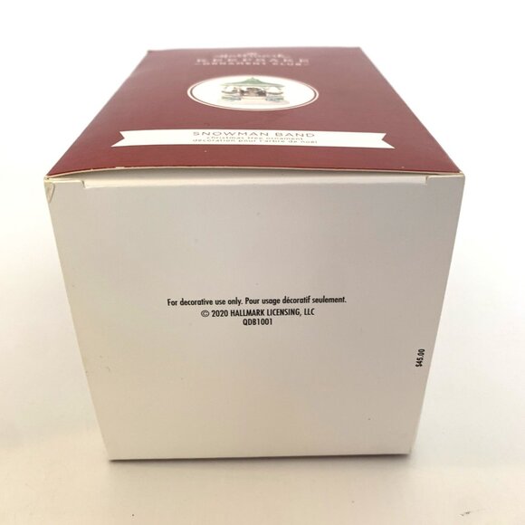 Hallmark Keepsake 2020 Snowman Band Ornament Musical Motion Lights QDB1001 - Picture 14 of 15